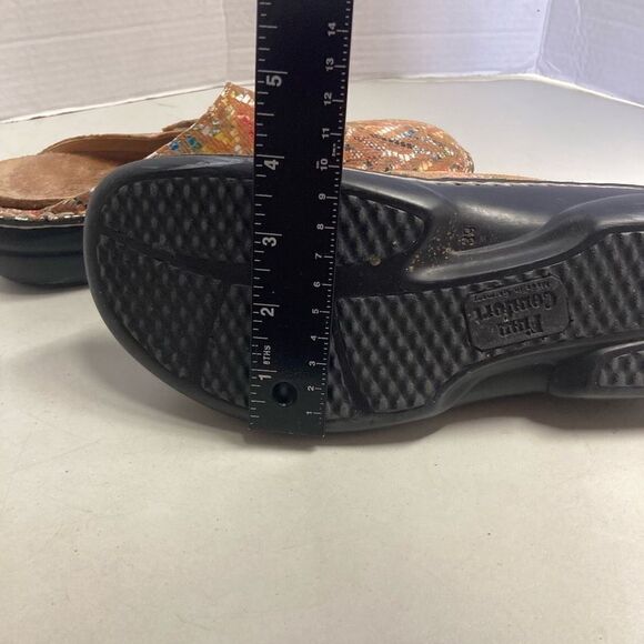 FINN‎ COMFORT Stanford Multicolor Leather Germany Clog Slides Size 39   8-8.5 - Picture 12 of 12